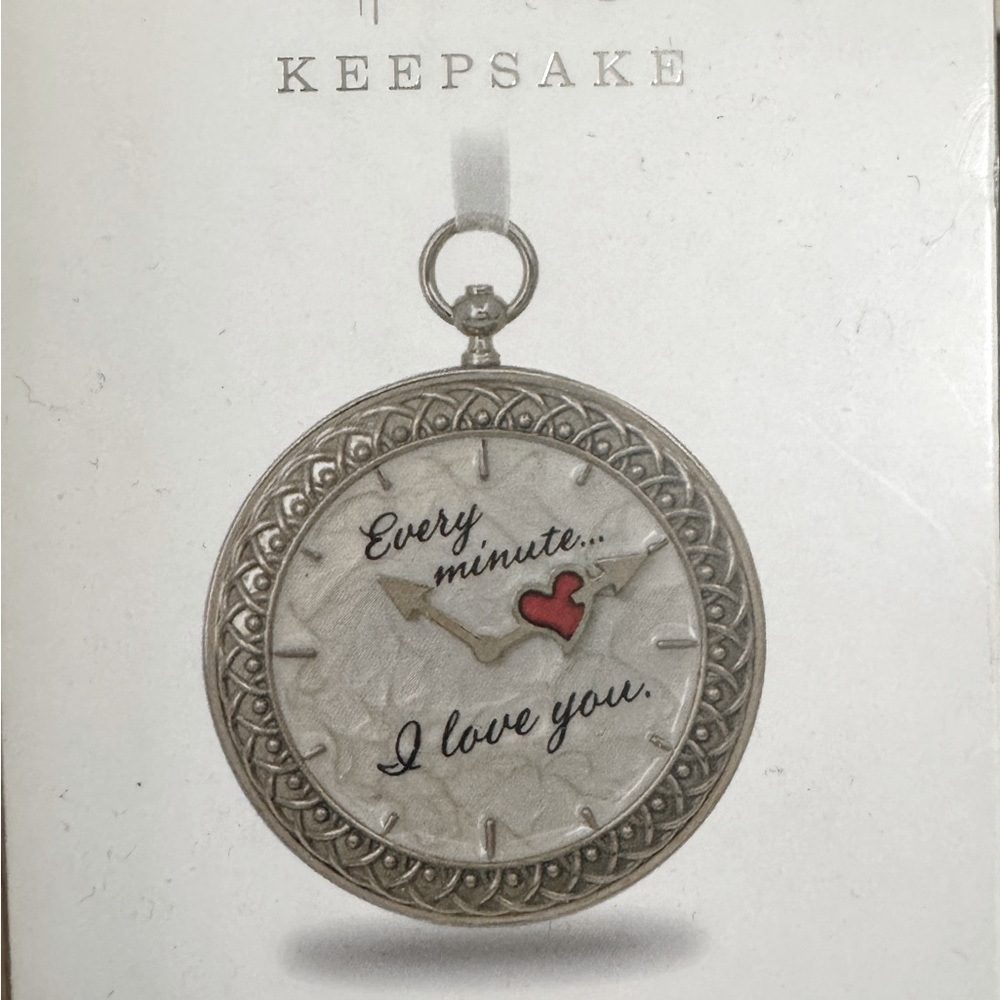 Hallmark Silver and Cream New “Time for love” ornament. - Picture 3 of 4
